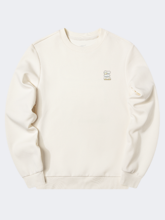 Erke Women Lifestyle Sweatshirt Glacier White