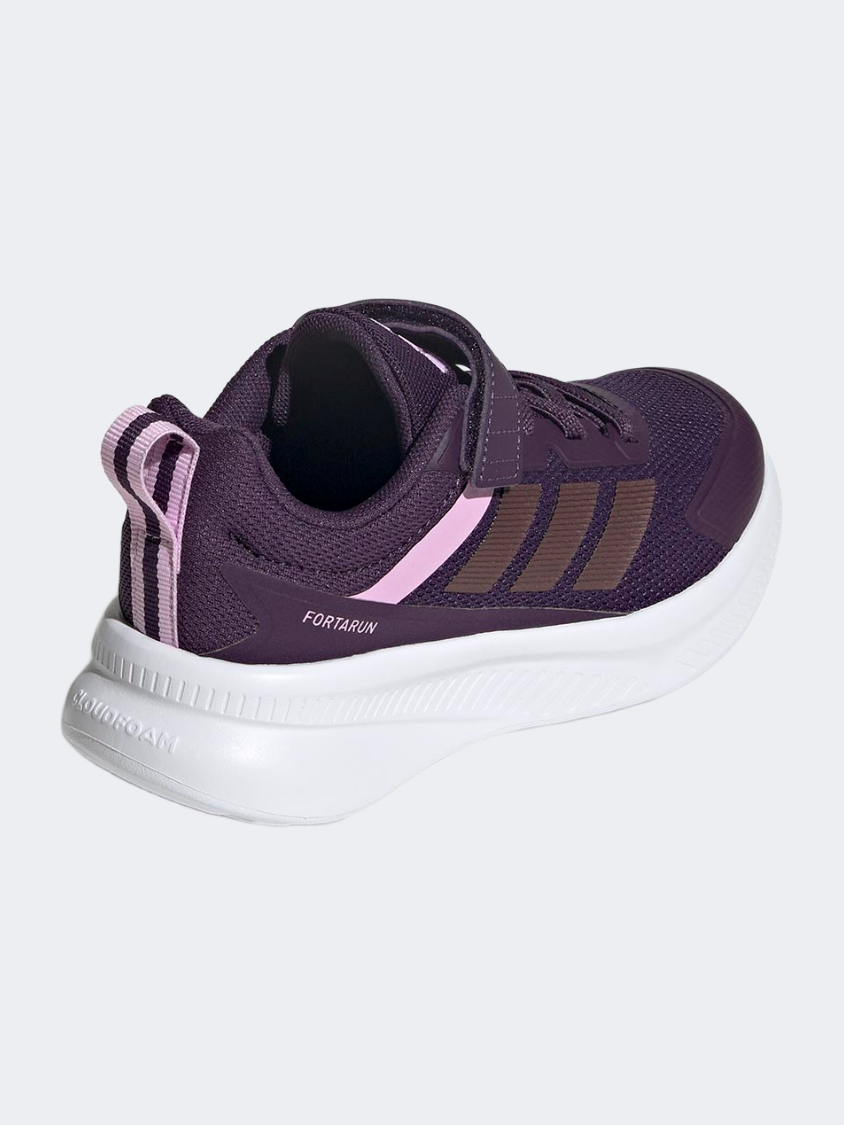 حذاء جري للفتيات Adidas Fortarun 4.0 Ps-Aurora Plum