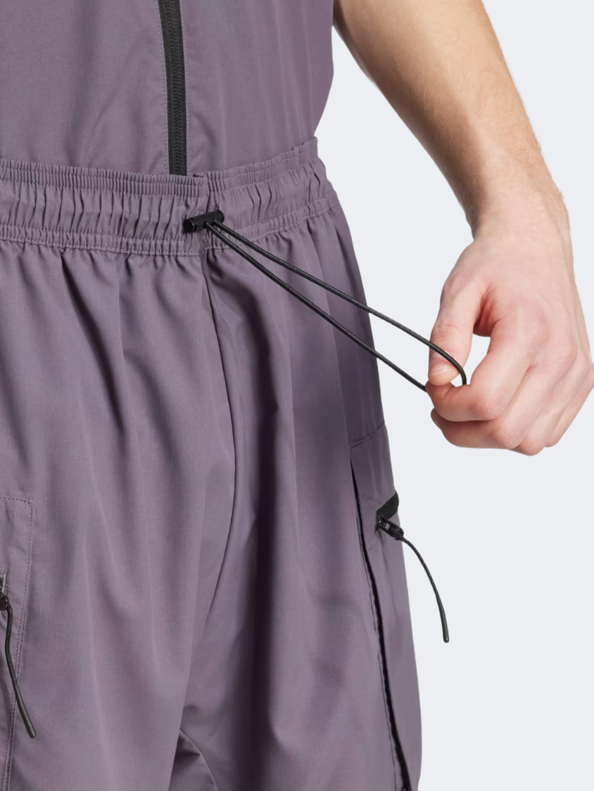 Adidas City Escape Woven Men Sportswear Short Grey Strata