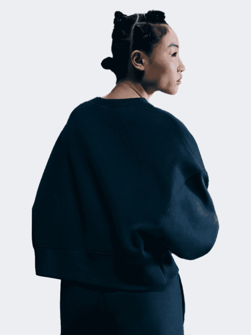 Nike Sportswear Phoenix Fleece Women Lifestyle Sweatshirt Navy/Black