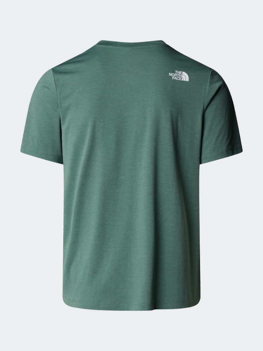The North Face 24/7 Mountain Athletics Graphic Men Hiking T-Shirt Duck Green Heather