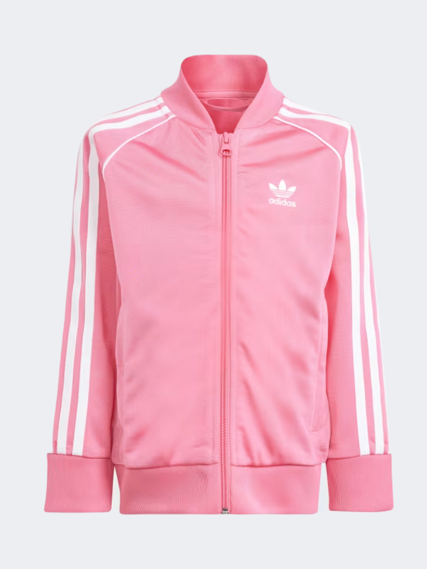 Adidas Adicolor Sst Little Girls Original Suit Pink Fusion
