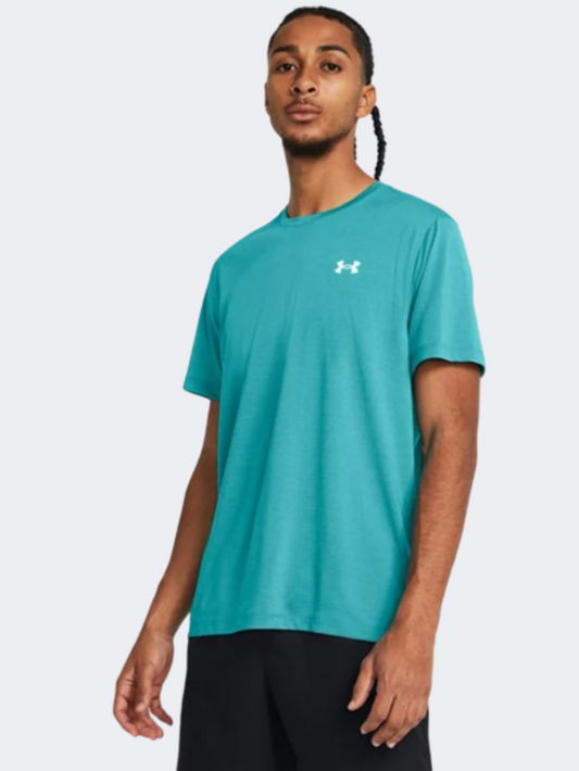 Under Armour Launch Men Running T-Shirt Teal/Reflective