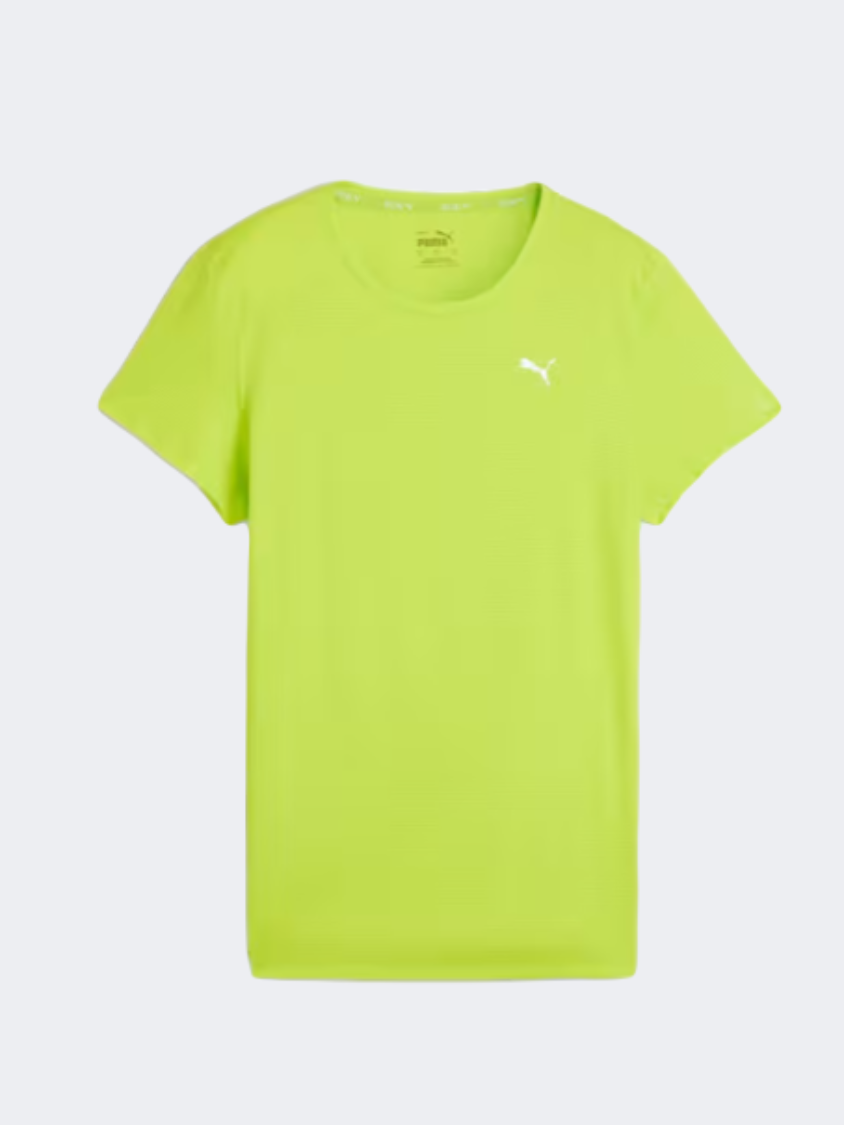 Puma Run Favorite Velocity Women Running T-Shirt Lime Pow