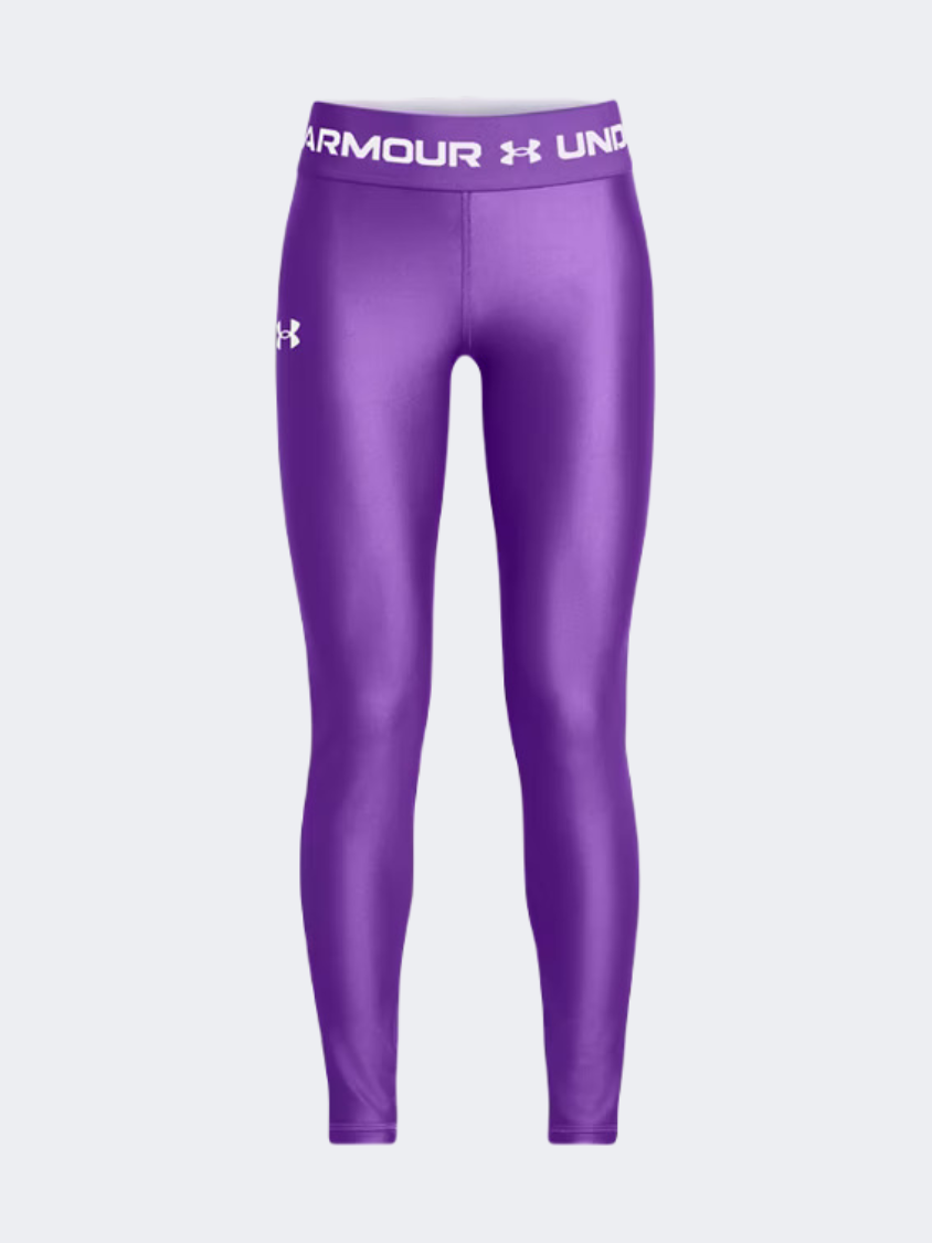 Under Armour Girls Training Tight Lavish/White