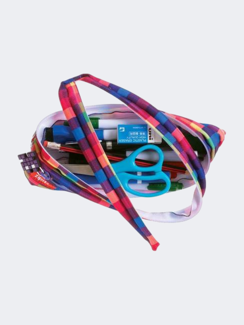 حقيبة أقلام زيبيت بيكسل للعودة إلى المدرسة بنفسجي