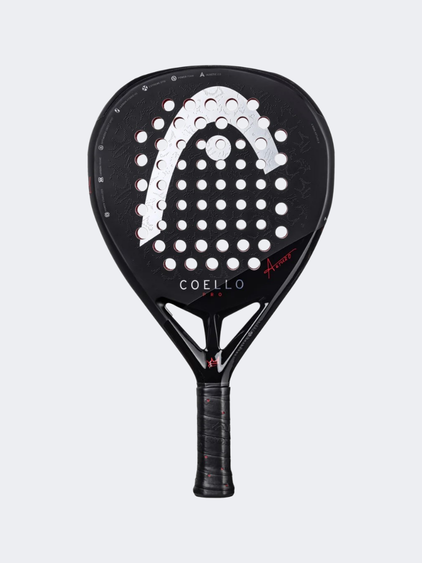مضرب باديل Head Coello Pro أسود