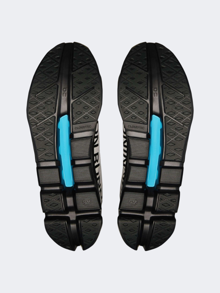 On Cloudflow 5 Men Running Shoes Glacier/Black