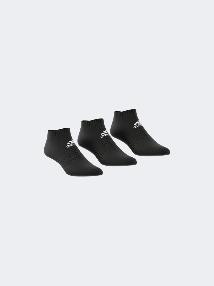 Adidas Cush Low 3Pp Unisex Training Sock Black Dz9385