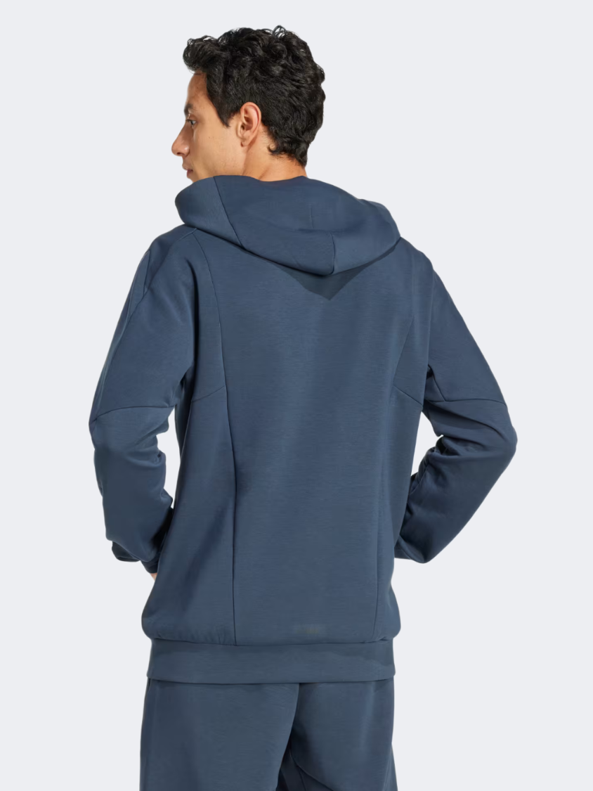 Adidas Designed For Training Men Hoody Aurora Ink