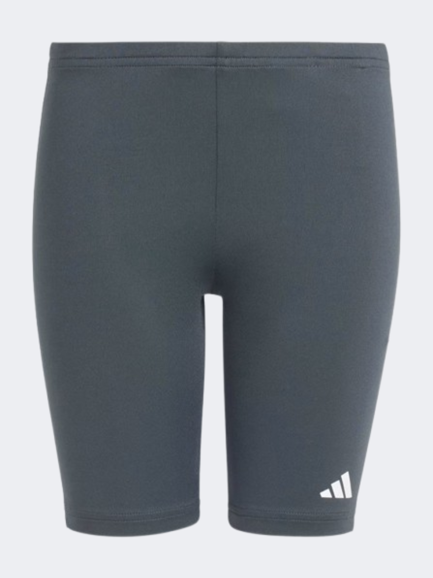 طقم ملابس رياضية للأطفال-بنات Adidas Essentials 3 Stripes أبيض/كربون