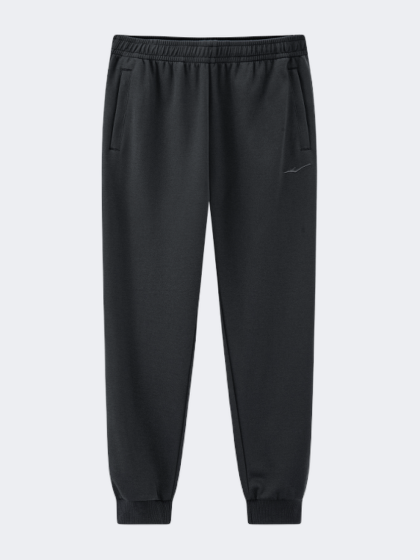 Erke Knitted Cropped Men Training Pant Dark Grey