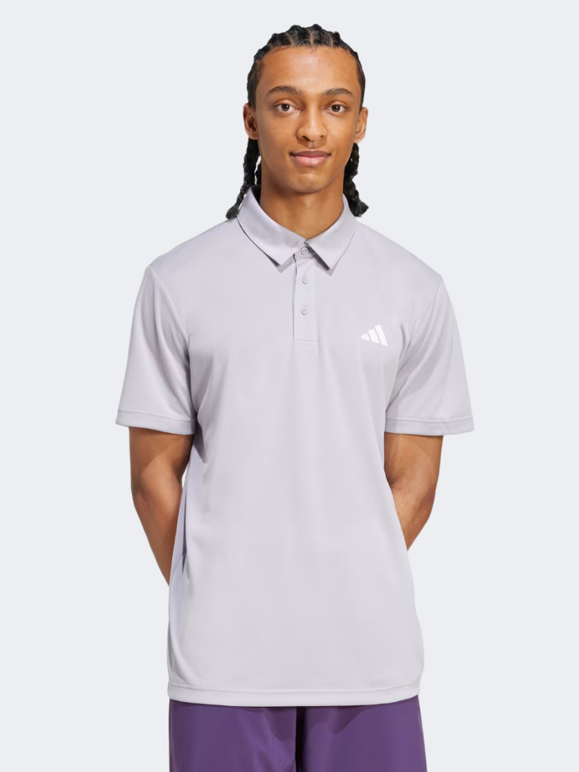 Adidas Tennis Fab Men Tennis Polo Short Sleeve Glory Grey