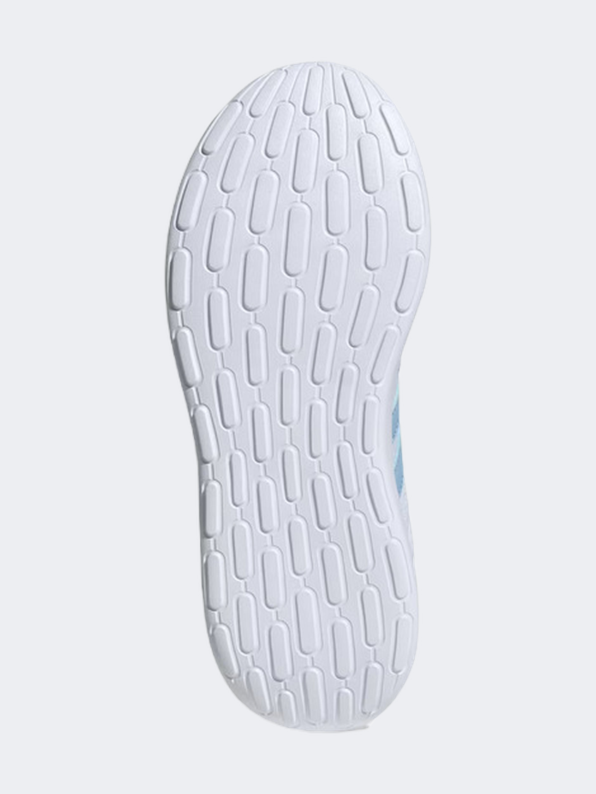 Adidas Lite Racer 4 Women Sportswear Shoes White/Glow Blue