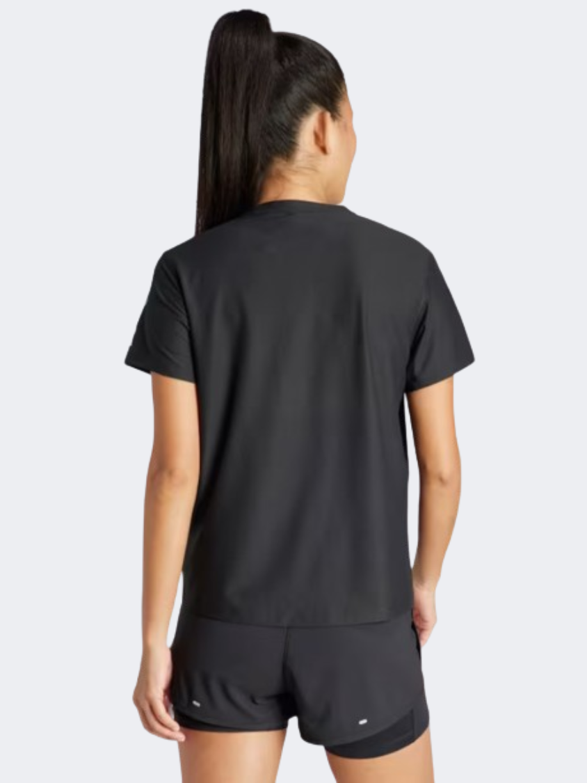 Adidas Own The Run Women Running T-Shirt Black