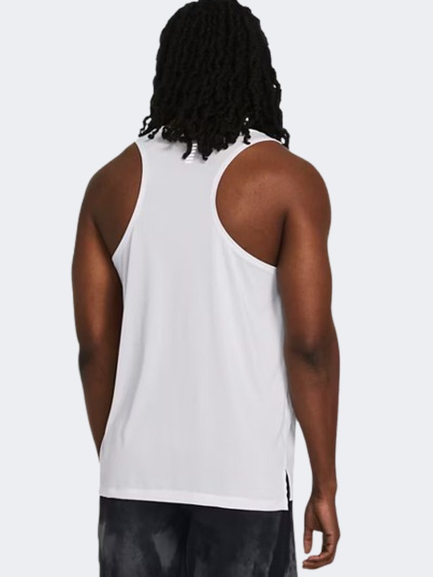 Under Armour Launch Men Running Tank White/Reflective