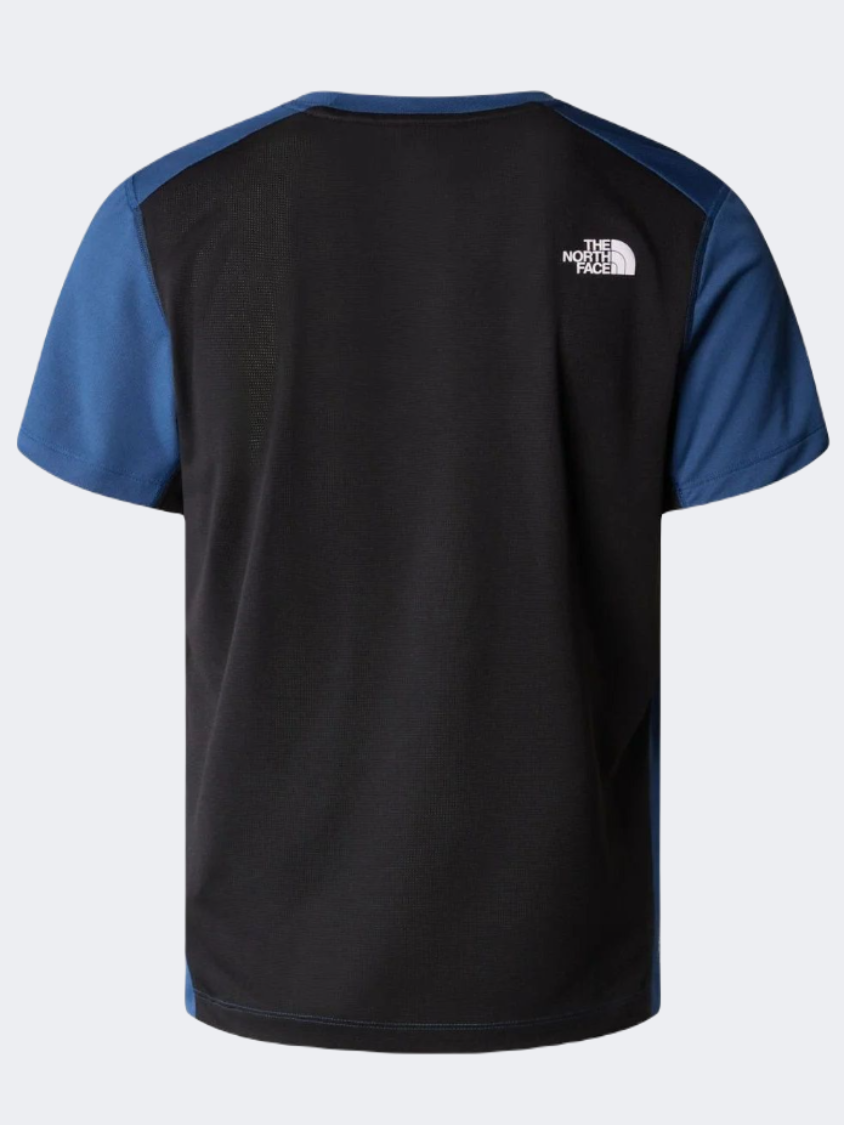 The North Face Lightbright Men Hiking T-Shirt Shady Blue/Black