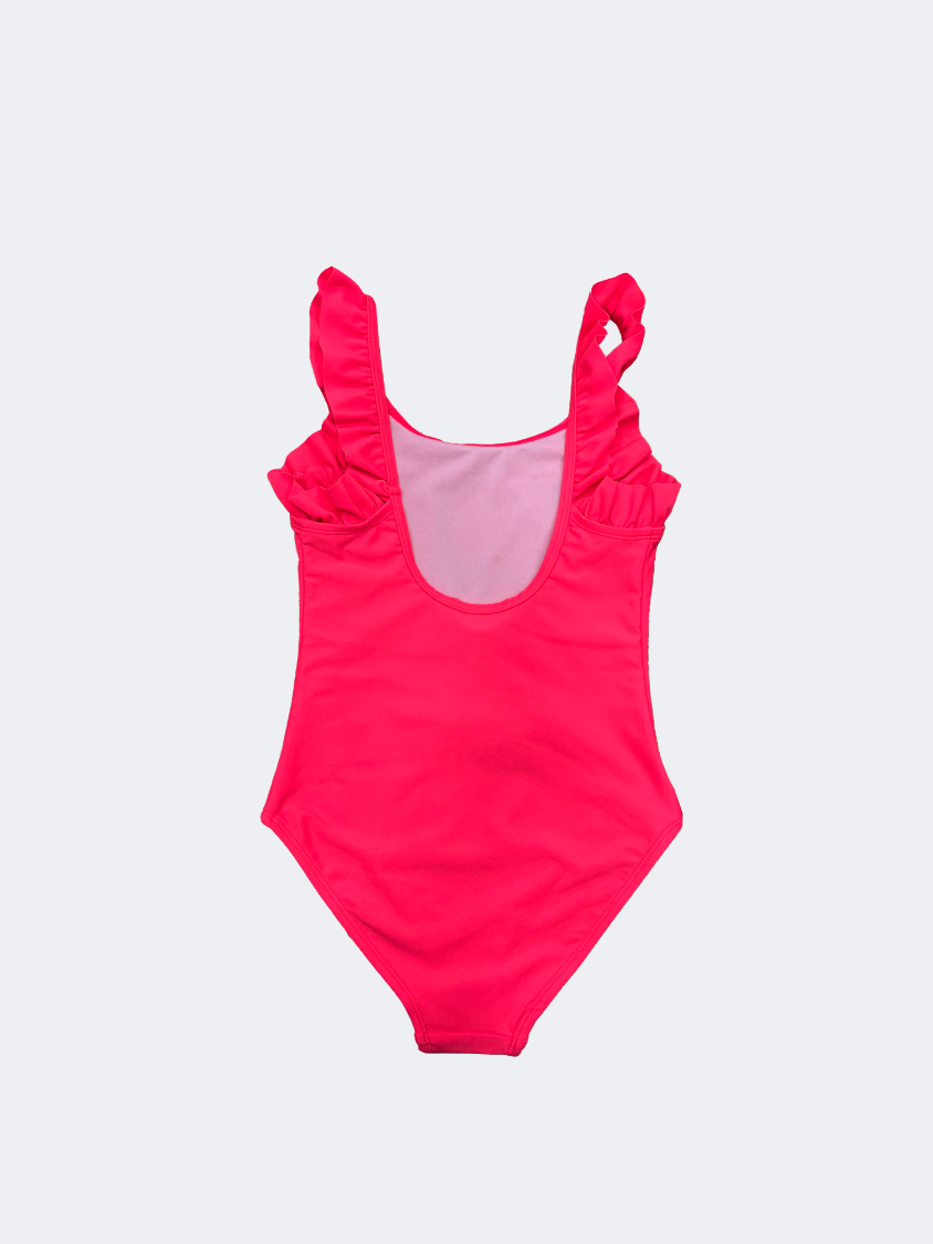 Oil And Gaz Charming And Stylish Kids Girls Beach Monokini Fuschia