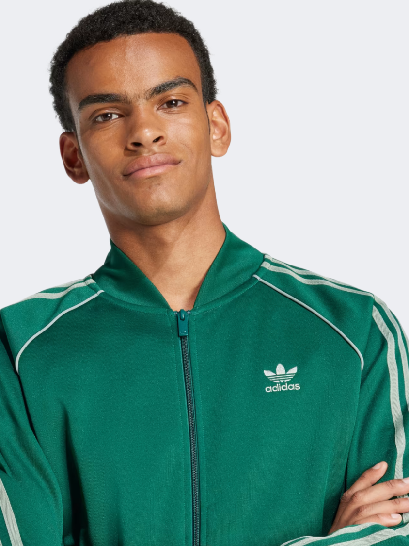 Adidas Adicolor Classics Sst Men Original Track Top Green/Silver Green