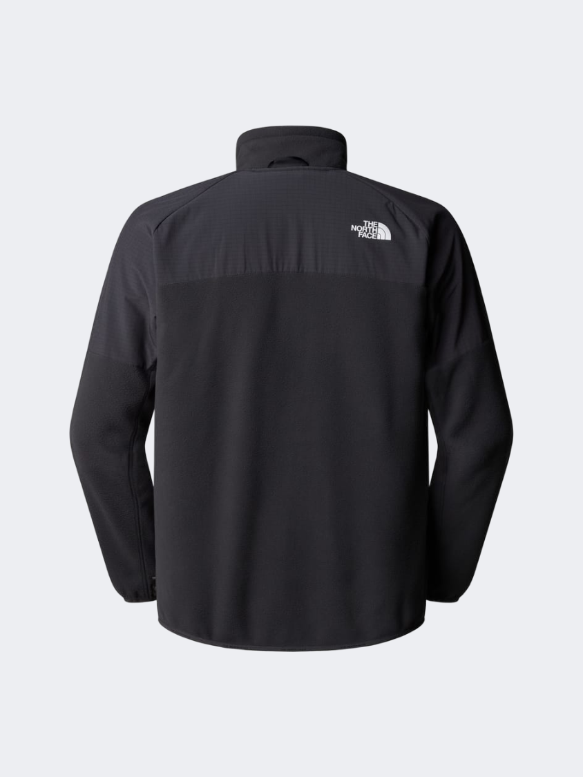 The North Face Glacier Heavyweight Full Zip Men Hiking Fleece Asphalt Grey