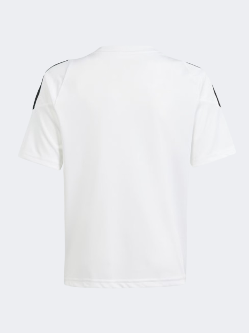 Adidas Tiro 24 Kids Unisex Football T-Shirt White/Black