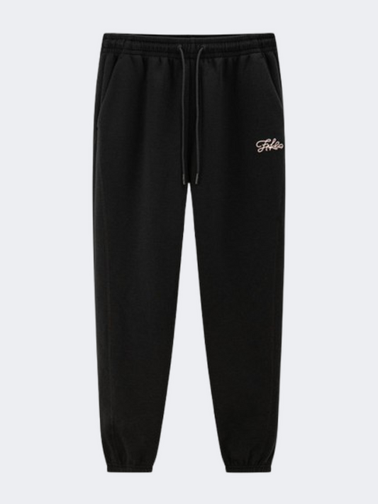 Erke Knitted Cropped Women Training Pant Black