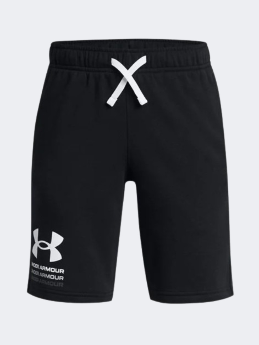 Under Armour Rival Terry Boys Training Short Black/Castlerock