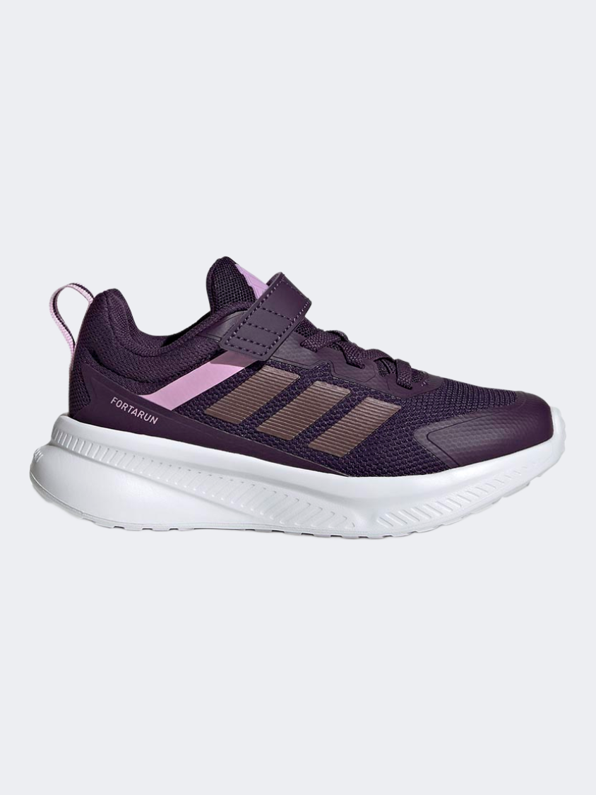 حذاء جري للفتيات Adidas Fortarun 4.0 Ps-Aurora Plum
