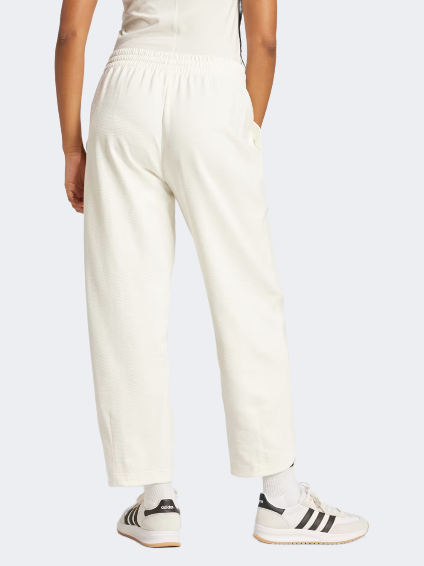 Adidas All Szn Cloud Jersey Barrel Leg Women Sportswear Pant Off White