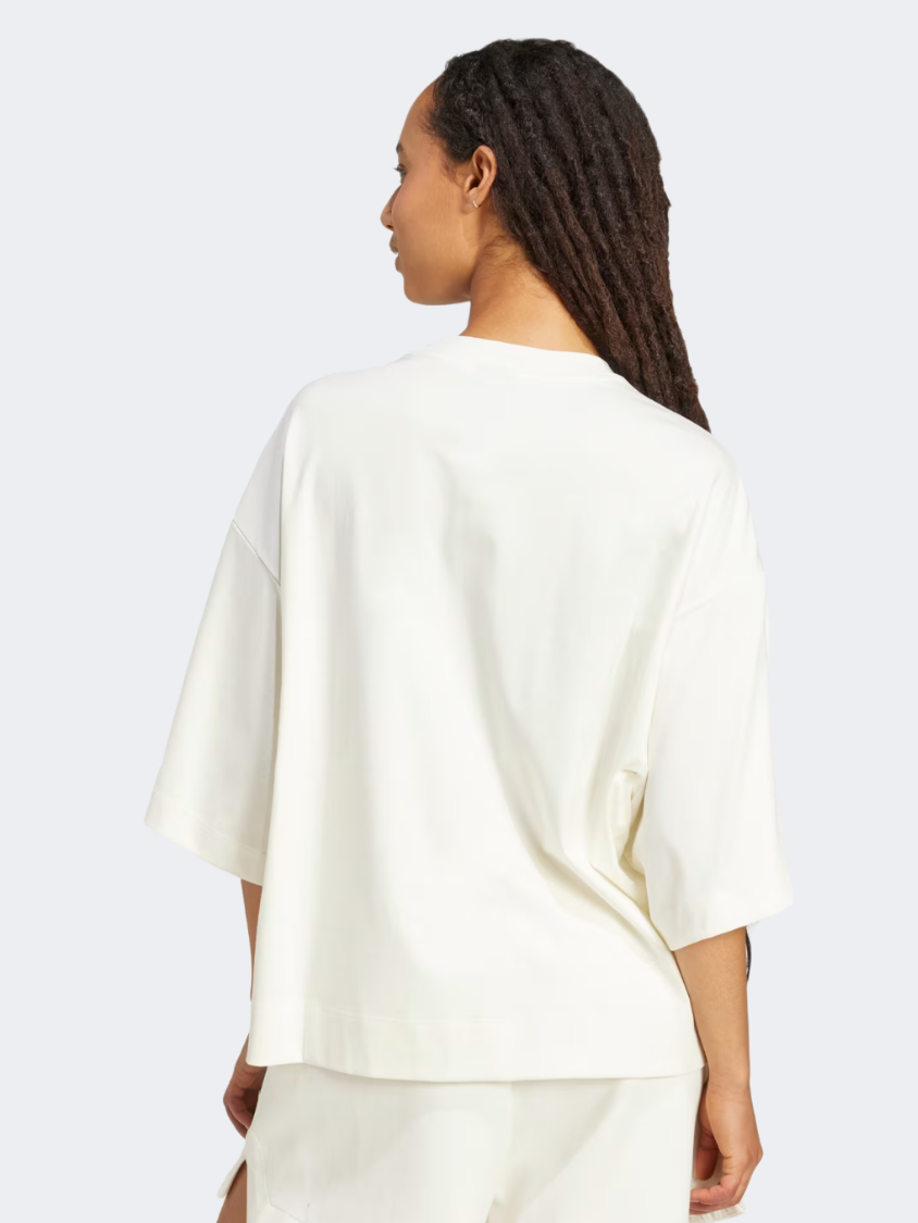 Adidas All Szn Women Sportswear T-Shirt Off White