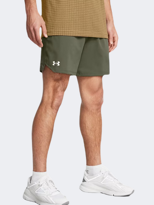 Under Armour Vanish Woven 6 Inch Men Training Short Marine Green/White