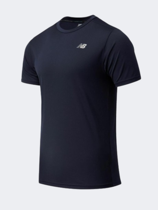 New Balance Core Run Men Performance T-Shirt  Eclipse
