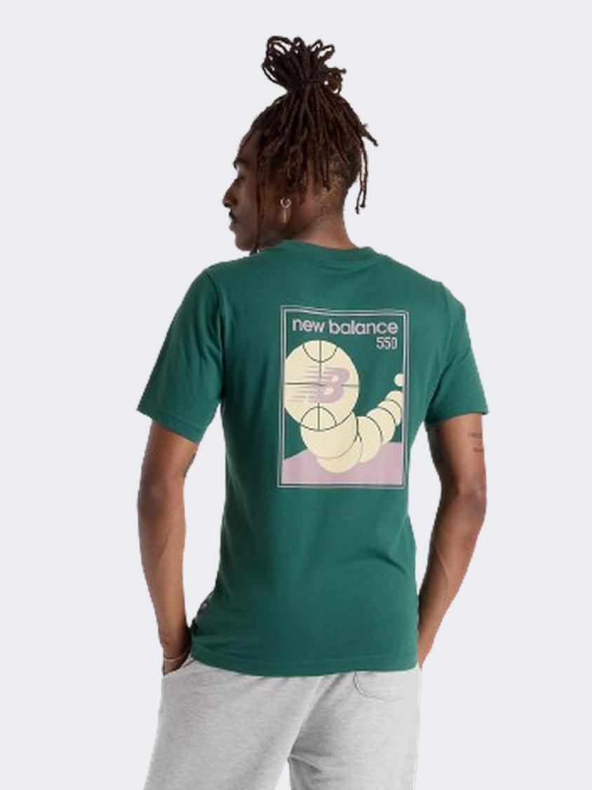 New Balance 550 Men Lifestyle T-Shirt Nightwatch Green