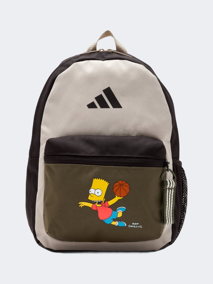 adidas backpack for boy Adidas The Simpsons Training Backpack Kids-Boys Brown/Olive/Beige – Mike Sport Iraq
