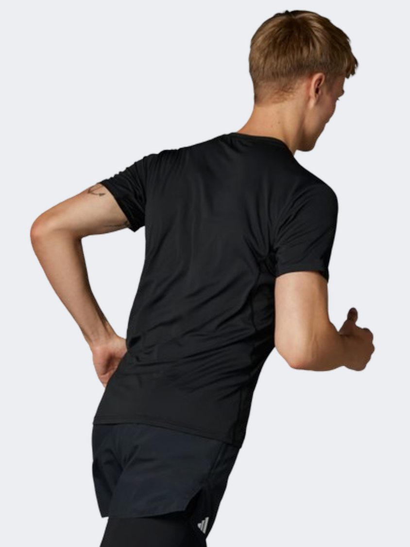 Adidas Adizero Essentials Men Running T-Shirt Black