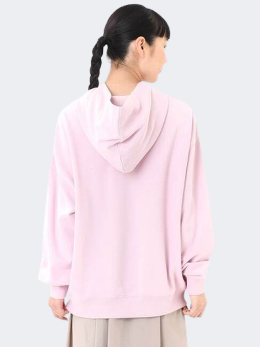 New Balance Sport French Terry Graphic Women Lifestyle Hoody Mid Century Pink