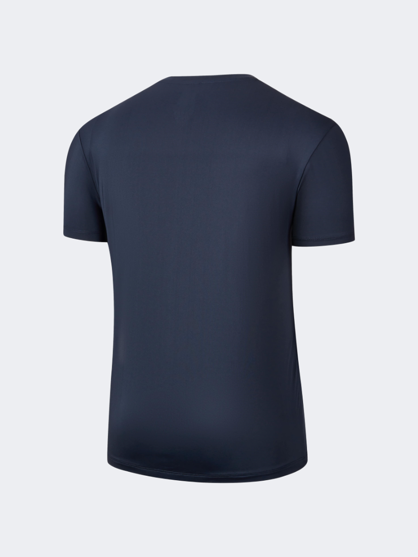 Erke Crew Men Training T-Shirt Dark Blue
