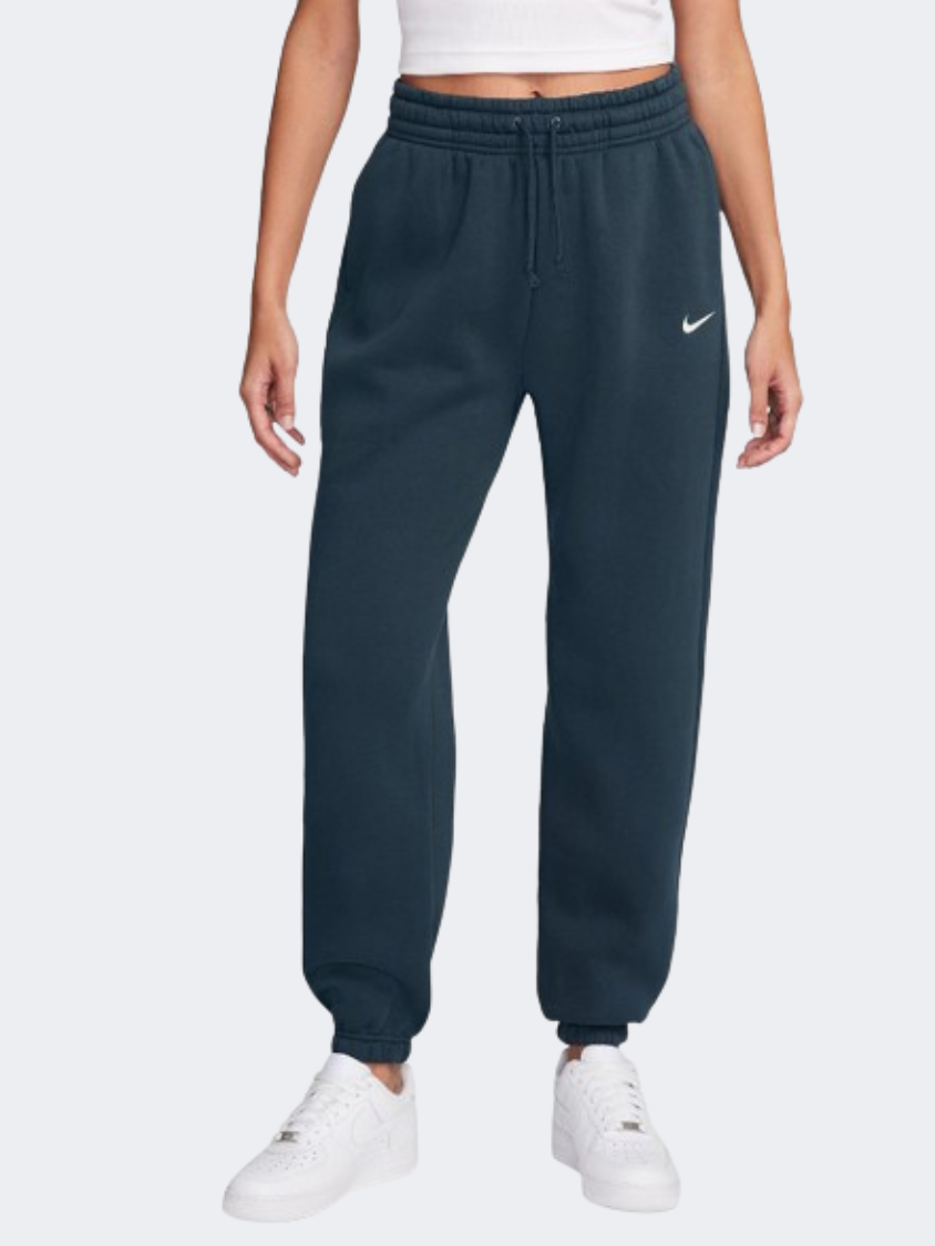 Nike Sportswear Phoenix Hr Women Lifestyle Pant Armoury Navy/Sail