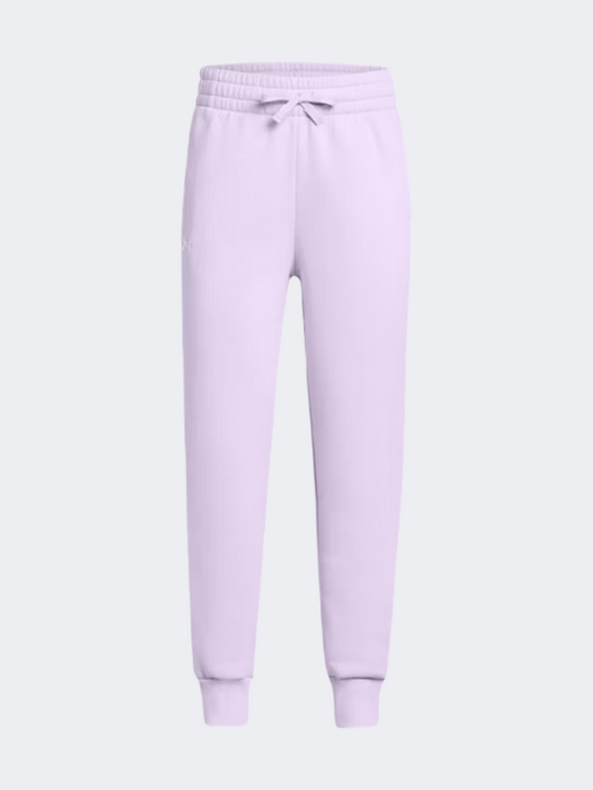 Under Armour Rival Fleece Girls Training Pant Salt Purple/White
