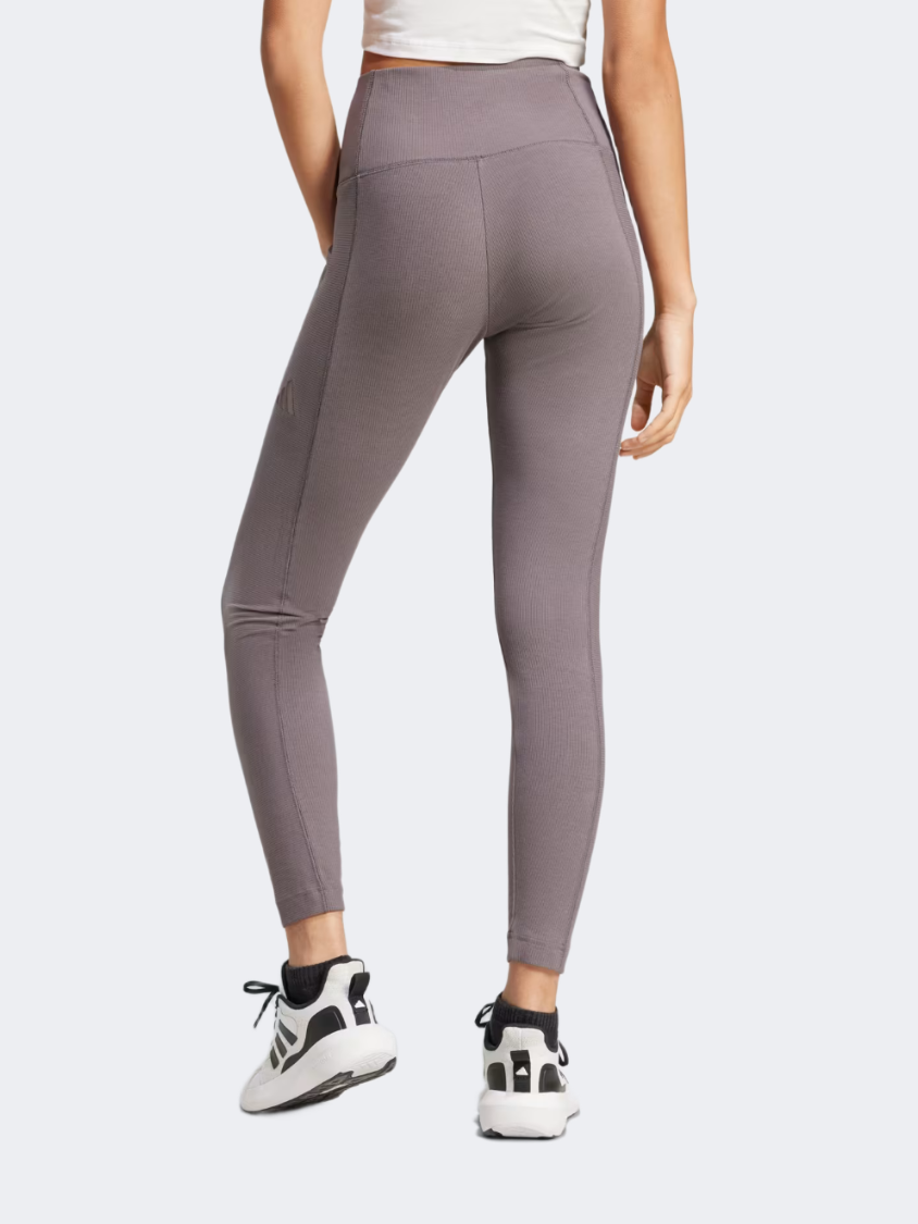 Adidas All Szn Rib Women Sportswear 7/8 Tight Grey
