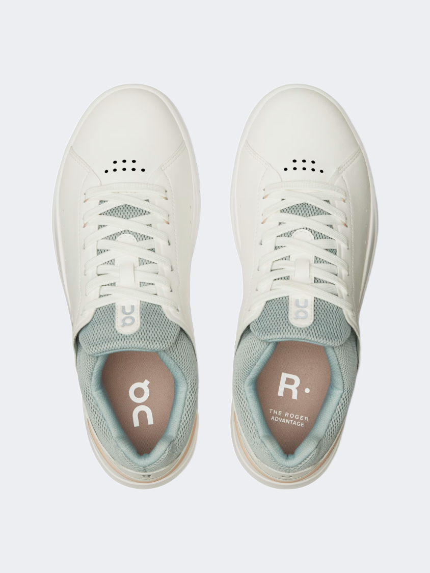 On The Roger Advantage Women Lifestyle Shoes White/Rosehip