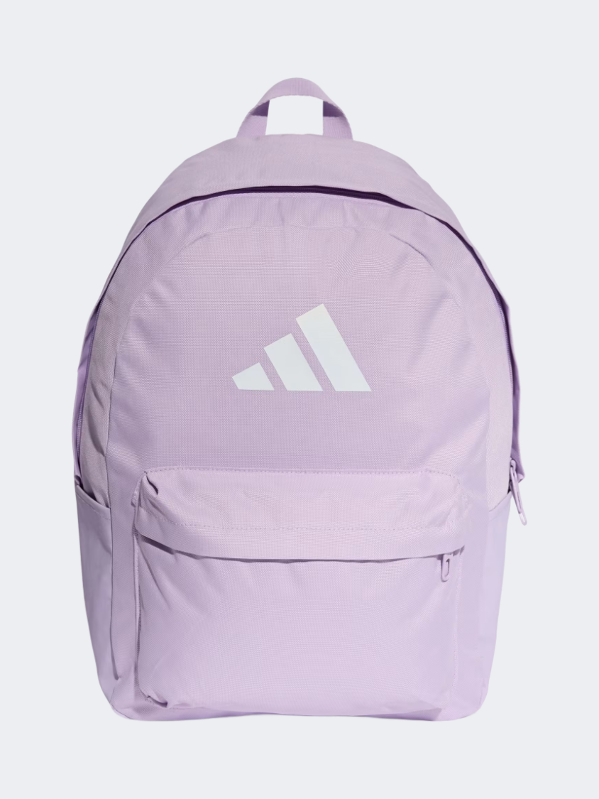 Adidas Classic 3 Bar Logo Training Backpack Women Powder Plum
