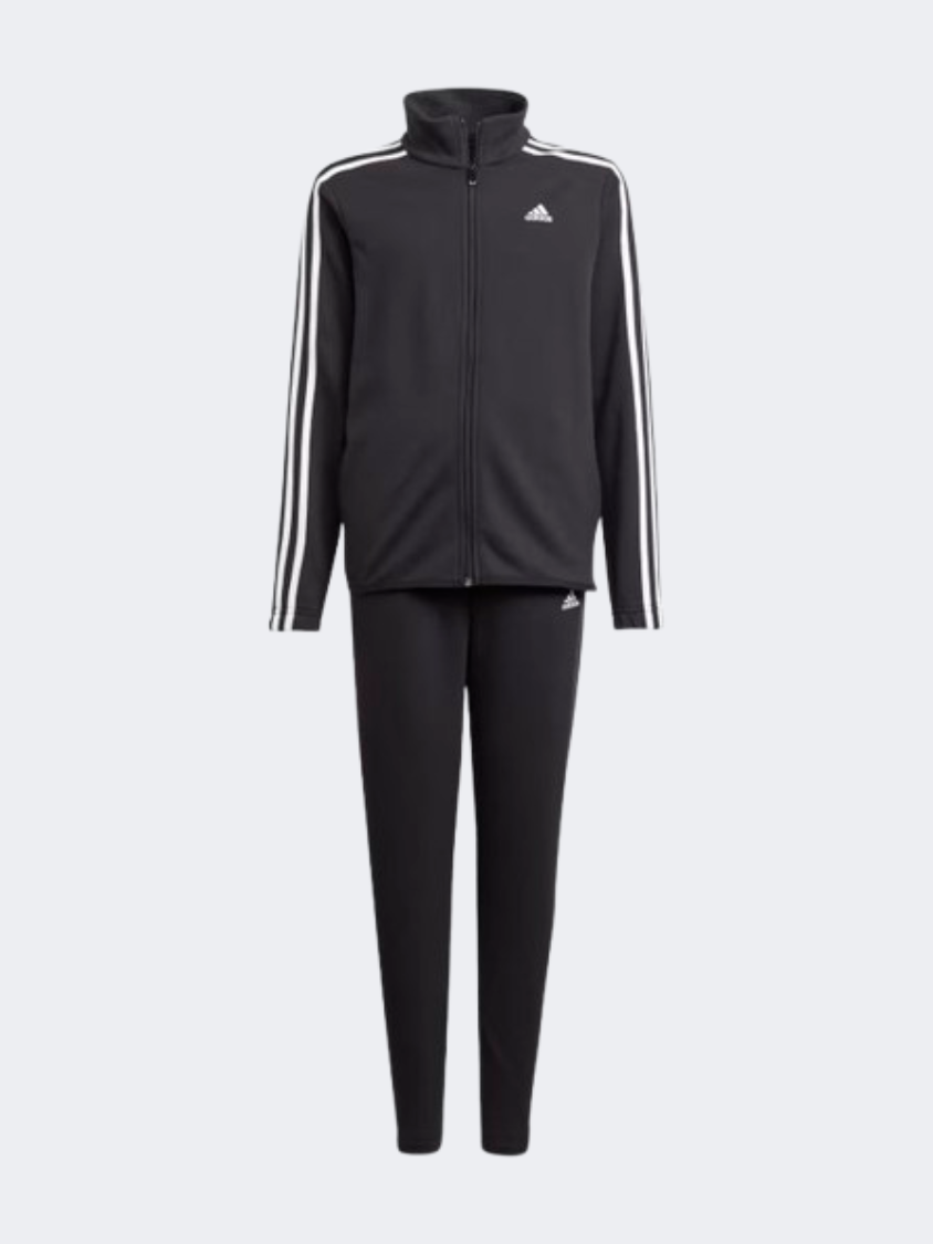 Adidas Fitted Boys Sportswear Suit Black/White