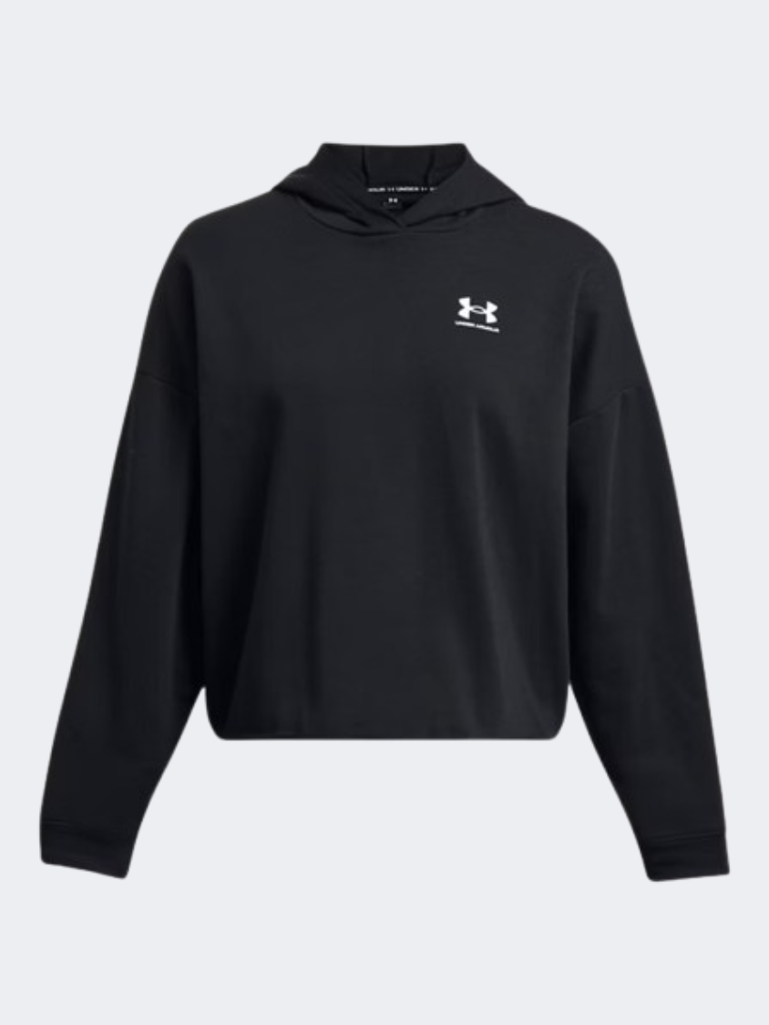 Under Armour Rival Terry Women Lifestyle Hoody Black/White