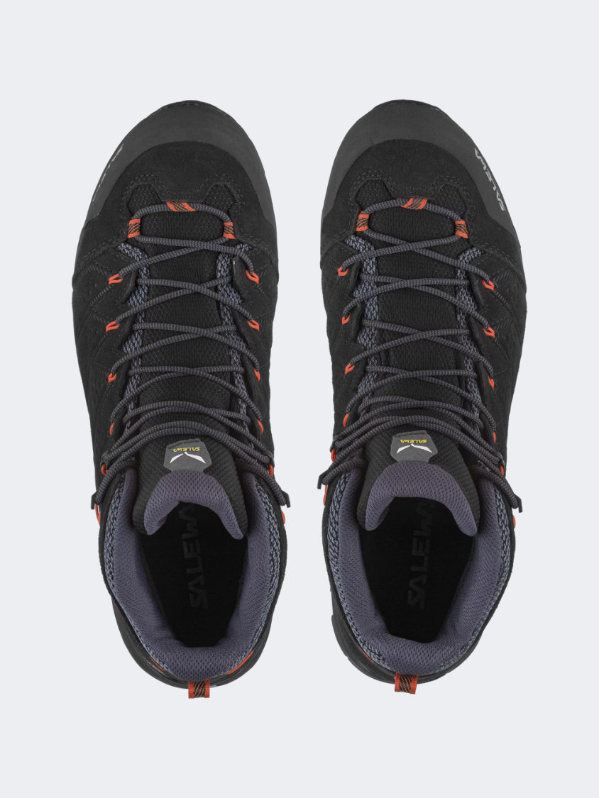 Salewa Alp Mate Mid Powertex Men Hiking Shoes Black/Fluo/Orange