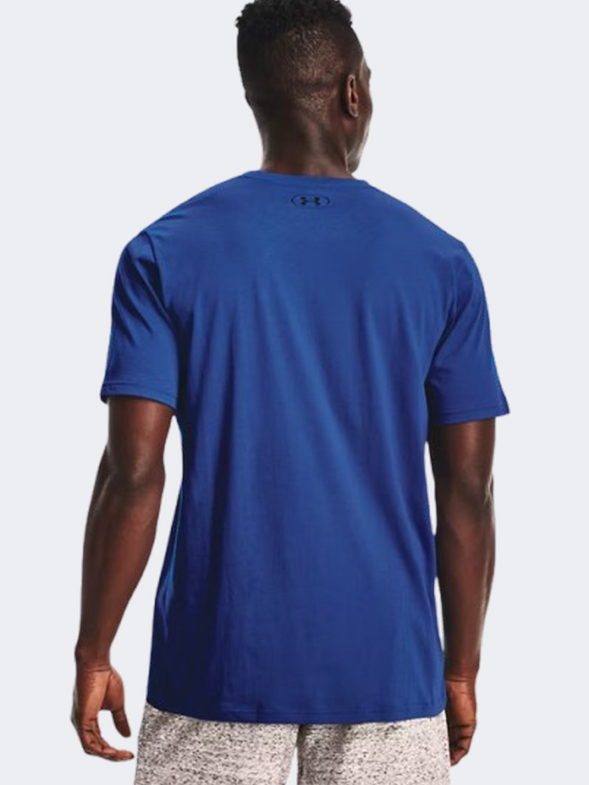 Under Armour Sportstyle Left Chest Logo Men Training T-Shirt Tech Blue/Black