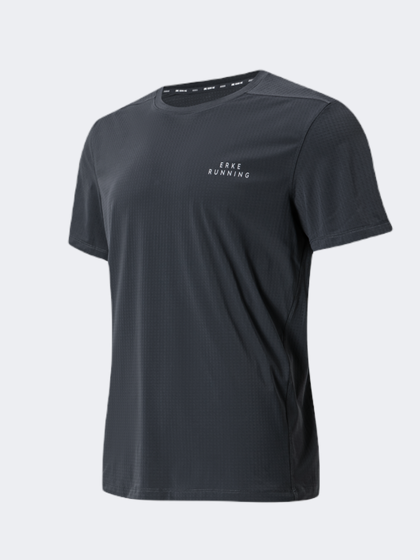 Erke Men Running T-Shirt Dark Grey