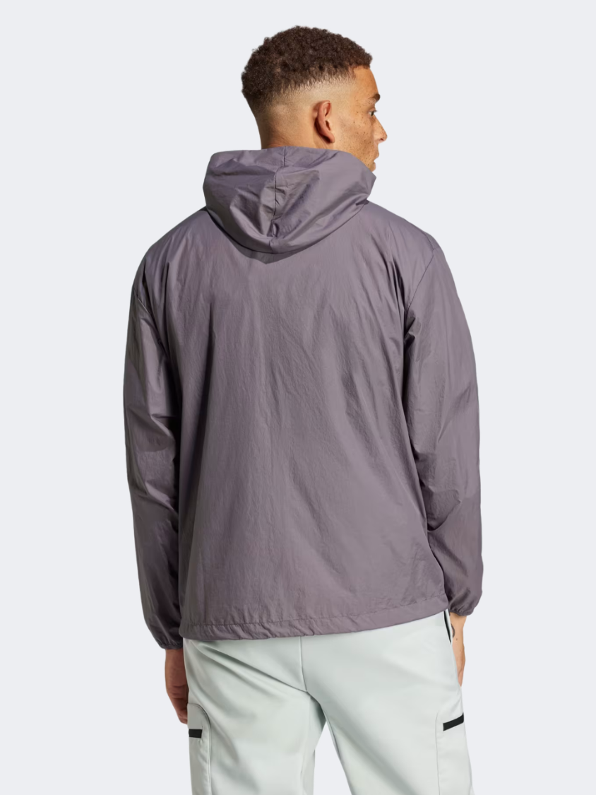 Adidas City Escape Windbreaker Men Sportswear Jacket Purple