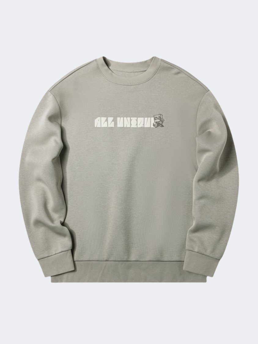 Erke Men Lifestyle Sweatshirt Light Green