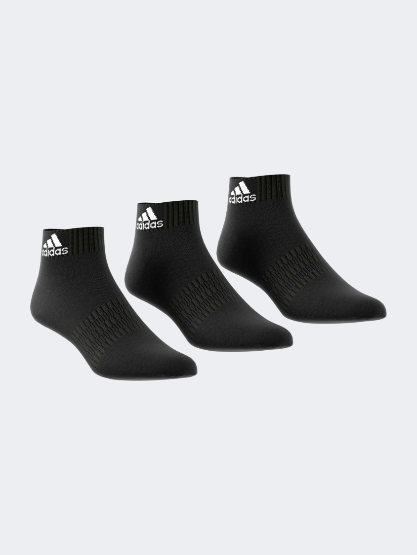 Adidas Cush Ank 3Pp Unisex Training Sock Black Dz9379